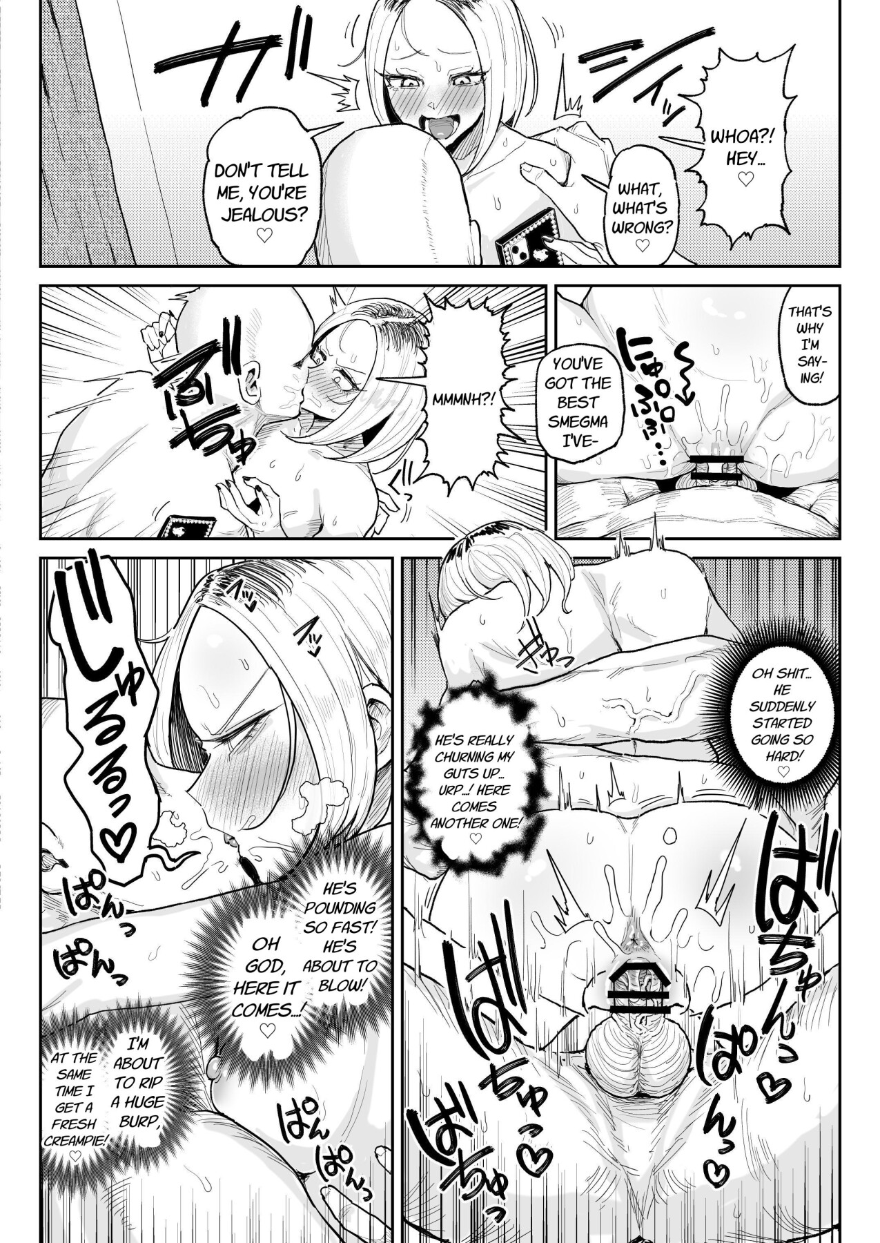 Hentai Manga Comic-Smegma Loving Dick Sniffin' Gal's Raw Fuck & Sloppy Kissing Semen Burps-Read-30